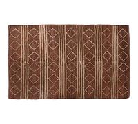 ALFOMBRA YUTE CUERO 160X230X1 2000 GSM ROMBOS