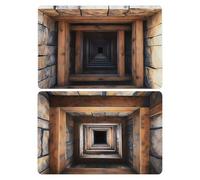 Alfombras 3D Ilusión Óptica, Impacto Visual, 40x60x1cm, Felpudo 3D para Todo Clima, Alfombracon Ilusión Óptica, Experiencia De Comodidad Descalza, para Entrada Al Baño Exhibición De Temporada