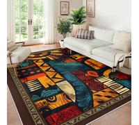 Alfombras aztecas lavables a máquina alfombra estilo mediados siglo con diseño tribal del suroeste alfombras geométricas modernas interior suaves y antideslizantes salón y dormitorio 180x200cm