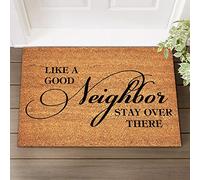 Alfombras como Un Buen Vecino Quédate Allí Decorativa Estera Interior Personalizada Franela Alfombras para Oficina Pasillo Salón 60X40Cm