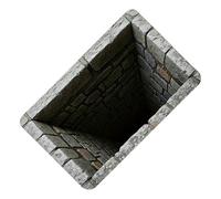 Alfombras con efecto 3D de ilusión óptica, alfombrilla divertida antideslizante de secado rápido - Alfombra con ilustración de agujero | Para cumpleaños, Halloween, Año Nuevo, fiestas, dormitorio de