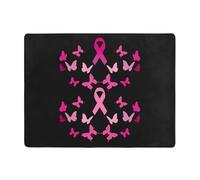 Alfombras de área de cáncer de mama para decoración de sala de estar, alfombras suaves y lavables para dormitorio, 63 x 48 pulgadas, alfombra interior para dormitorio y sala de estar