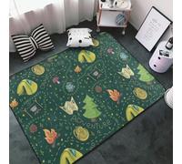Alfombras de área para decoración de sala de estar, campamento en el bosque, alfombras lavables de 3 x 5 pies para dormitorio, alfombra suave para interiores para dormitorio, sala de estar, 60 x 39