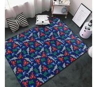 Alfombras de área para decoración de sala de estar, en el fondo del océano, antideslizantes, lavables de 3 x 5 pies para dormitorio, alfombra suave para interiores para dormitorio, sala de estar, 60 x