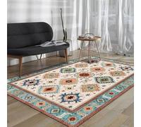 Alfombras de área para sala de estar, azul, 150 x 180 cm, color verde azulado, mármol, azul marino, azul marino, patrones tradicionales vintage, alfombras lavables de 1,5 x 1,8 m, alfombra de interior