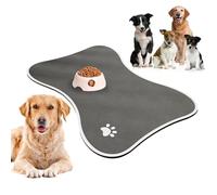 Alfombras de comida para mascotas, alfombras para dispensadores de perros sin deslizar | Alfombras de baño multifuncionales, cofre de descanso para perros, gatitos, cachorros, conejos, solución que