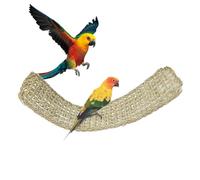Alfombras De Hierba Marina - Hamaca Tejida De Hierba Marina Natural para Aves - Soporte Decorativo para Juguetes Masticables - para Canario Loro Hámster Agapornis Pinzón NINFA Dragón Barbudo Y