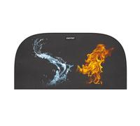 Alfombras de hogar para chimeneas 100x50 cm, alfombrilla ignífuga para quemador de troncos, alfombras ignífugas, alfombrilla de protección para chimeneas interiores, hogar, calentadores, estufa
