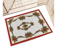 Alfombras de Navidad para Sala de Estar, alfombras de Navidad para Sala de Estar, Textiles para el hogar con árbol de Copo de Nieve, para Dormitorio, casa de huéspedes, apartamento