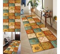 Alfombras de Pasillo 60 x 200 cm Alfombras Pasillo Largas Antideslizante Alfombra Estrecha de Pasillo Alfombra Cocina Alfombra Corredor para Entrada Hall Cocina Lavanderia Sala de Estar Dormitorio