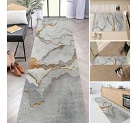 Alfombras de pasillo grises antideslizantes, 100 cm, 1,5 m, 2 m, 250 cm, 300 cm, 4 m, 5 m, 6 m, alfombras extralargas, tapete para puerta con textura de fácil cuidado, longitud personalizable(70×450cm