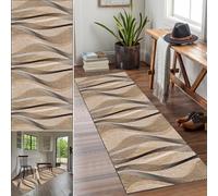 Alfombras de Pasillo Larga Modernas Antideslizante 60 x 500 cm Alfombra de Cocina Alfombra de Corredor Alfombras de área Alfombra Entrada del Salón Lavable Alfombra Habitacion Alfombrillas de Cocina