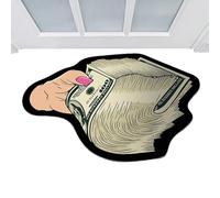 Alfombras de Piso para Dormitorio pequeño - Alfombra de Dinero de Billete de 100 dólares - Alfombra de área de Dinero, de de Terciopelo de, cómoda Antideslizante par