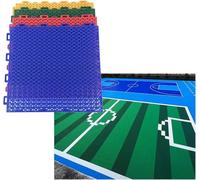 alfombras de piso, Tapetes modulares entrelazados for canchas de baloncesto y bádminton. Baldosas deportivas resistentes al frío y a las altas temperaturas.(Yellow)