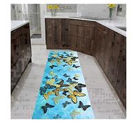 Alfombras de Sala Larga, Cortables, con Bordes, Adecuadas para Colectores de Polvo de Protectores de Suelo de Cocina de Sala de Estar Cubierta, Pelusa 0,6 Cm, de Varios Tamaños/a/80X100Cm