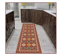 Alfombras en el Vestíbulo, Alfombras en Áreas Antideslizantes de Borde Largo Diseñan Colectores de Polvo de Protectores de Suelo, Adecuados para la Entrada de la Sala de Estar de la Cocina/a/120X100Cm