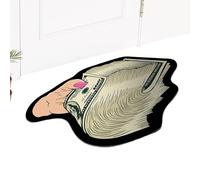 Alfombras estéticas para dormitorio, alfombra de dinero con billetes de 100 dólares | Alfombra de cocina de terciopelo de , alfombra antideslizante, decoración de habitación estética, 45