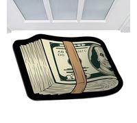Alfombras Estéticas para Dormitorio - Alfombra de dinero con billetes de 100 dólares, antideslizante, alfombra cómoda, alfombra de dinero, alfombras de cocina de terciopelo de , dormitorio