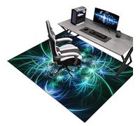 Alfombras Gaming Oficina Suelo 120 x 160 cm Alfombrilla para Silla de Oficina Gaming, Alfombrilla Protectora de Piso Duro, Alfombra Antideslizante Silla Gaming, Gaming Protector de Suelo antiarañazos