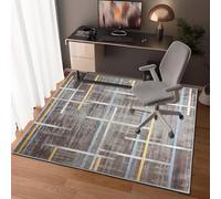 Alfombras Gaming Oficina Suelo 140 x 180 cm Alfombrilla Protectora de Piso Duro Alfombrilla para Silla de Oficina Antideslizante Alfombra Gamer Protector Suelo Silla Ruedas para Laminado Suelos Duros