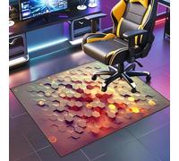 Alfombras Gaming Oficina Suelo Alfombrilla para Silla para Suelos Duros Alfombra Silla Oficina Antideslizante 60 x 70 cm Alfombra Protectora para Suelos Duros Oficina Escritorio Gamer Alfombrilla
