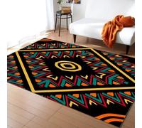 Alfombras Grandes Para Salon Habitacion, Alfombra De Área Del Piso, Moderno Antideslizantes Mats De Puerta, Alfombras De Decoración Con Impresión 3D Rayas Geométricas Retro 180 X 280 Cm -8703722187439