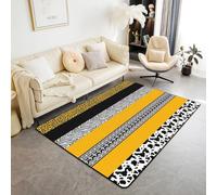 Alfombras Grandes Para Salon Habitacion, Alfombra De Área Del Piso, Moderno Antideslizantes Mats De Puerta, Alfombras De Decoración Con Impresión 3D Rayas Abstractas 50 X 80 Cm - Poliés -4826588147487