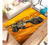 Alfombras Habitacion Infantil Clásico Auto Grafiti Carreras 3D, Decoración de áreas de Juegos para Niños Adolescentes, Alfombra Antideslizante para Sala de Estar, Zona de Sofá, 120x160 cm, Color 4