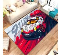 Alfombras Habitacion Infantil Clásico Auto Grafiti Carreras 3D, Decoración de áreas de Juegos para Niños Adolescentes, Alfombra Antideslizante para Sala de Estar, Zona de Sofá, 140x200 cm, Color 6