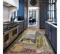 Alfombras Lavables Henri Matisse Alfombra 80x150cm Silla Grande iluminada por el Sol para Sala de Estar Vintage Antideslizante Dormitorio área Pelo Corto Plegable Delgada y Cocina Comedor