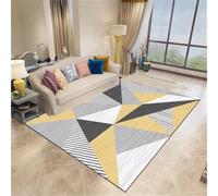 Alfombras lavables para sala de estar, dormitorio, oficina, comedor, cocina, color gris, 200 x 300 cm, alfombra antideslizante suave para decoración del hogar