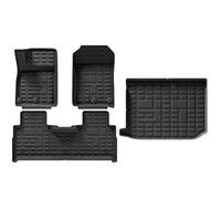 Alfombras Maletero Alfombrillas TPE 3D para Chery Jetour T2 23-25 Revestimiento Carga Delantero Y Trasero Alfombrilla Maletero Almohadillas Antideslizantes Pies Alfombrilla Maletero(4 Piezas)