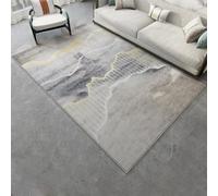 Alfombras modernas lavables a máquina, alfombra eléctrica de grafeno, calefactor de suelo para interiores, calentador de pies con temporizador, alfombra abstracta(A,80x120cm)