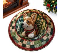 Alfombras para baño navideñas | Esteras decorativas para puerta antideslizantes de alta resistencia, alfombras con efecto 3D navideñas | Para entrada exterior, patio, casa, dormitorio, salón, cocina