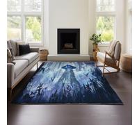 Alfombras para Sala De Estar - Elden Ring, Alfombra Grande Súper Suave Y Lavable, con Diseño Moderno, Decorativa Y Duradera, Antideslizante. (Ring 01,120x160 cm)
