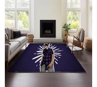 Alfombras para Sala De Estar - Justin Bieber - Alfombra Grande, Súper Suave Y Lavable, con Diseño Moderno, Decorativa Y Duradera, Antideslizante. (Justin 01,160x240 cm)