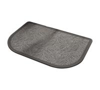 Alfombras para sala de estar, media alfombra de baño para debajo de la puerta, antideslizante, lavable, absorbente, tejida semicircular, alfombra de baño de flores, 31 5 x 47 24 pulgadas (13 estilos