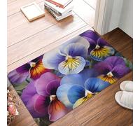 Alfombras Perfección del Pensamiento Suave Estera Interior Decorativa Alfombra Exterior para Puerta para Salón Fiesta Jardín 60X40Cm