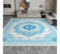 Alfombras Salon Elegancia Minimalista Con Estampado Azul Y Blanco 160 x 230 cm Alfombra de área Moqueta de Salón Modernas Antideslizante Pelo Corto y Lavables Azul, para Habitacion Comedor Dormitorio