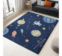 Alfombras Salón Lavable Grafiti con Temática Espacial 180x240cm Alfombra Impresión 3D Modern, Alfombras Habitación Suave Antideslizante para Dormitorio Comedor Kinderzimmer
