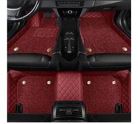 Alfombras talonera para Nissan para Note, Alfombrillas para El Suelo del Coche, Alfombras, Revestimientos para Los Pies, Accesorios para(A Wine Red)