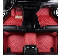 Alfombras talonera para Nissan para Patrol Y61 2004 2005 2006 2007 2008 2009 2010 Alfombrillas De Coche De Cobertura Total 3D(Red 5 Seat)