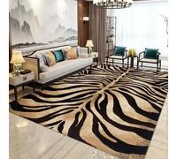 Alfombras vintage abstractas con estampado de leopardo, alfombras decorativas orientales para dormitorio, alfombras bohemias para interiores, alfombras decorativas 240 x 300 cm (95 x 118 pulgadas)