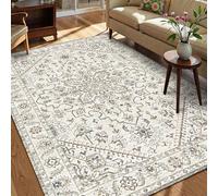 Alfombras vintage para interiores, modernas, abstractas, decoración del hogar, gris y blanco, 200 x 250 cm, alfombra grande lavable para salas de estar, dormitorios, comedor, decoración del hogar