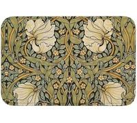 Alfombras William Morris Pimpernel Resistente A La Suciedad Franela Alfombras Suave Alfombra Exterior para Puerta para Fiesta Oficina Hogares 60X40Cm
