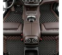 Alfombrasvehículo para Jaguar S-Type X200 1999-2002 Esteras Suelo Impermeable Interior Antideslizante Personalizado Almohadillas Auto automotrices(Black Brown)