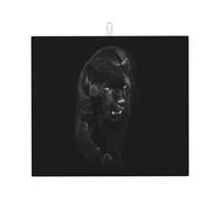 Alfombrilla absorbente para encimera de cocina con estampado de Animal Panther, compatible con varias encimeras