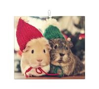 Alfombrilla absorbente para encimera de cocina con estampado de conejillos de indias, compatible con varias encimeras