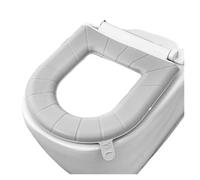 Alfombrilla adhesiva for inodoro EVA impermeable, funda for asiento de, lavable, for uso doméstico, accesorios baño(Grey)