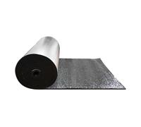 Alfombrilla aislante insonorizante, algodón con aislamiento térmico, tablero de goma de aluminio para techos, suelos y lofts, cortable, 5-30 mm de grosor